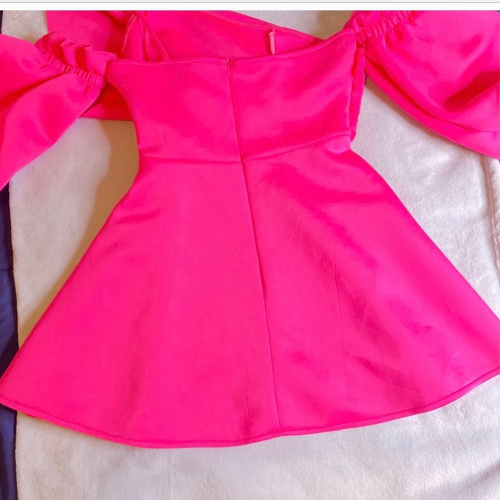 Stylish pink dress